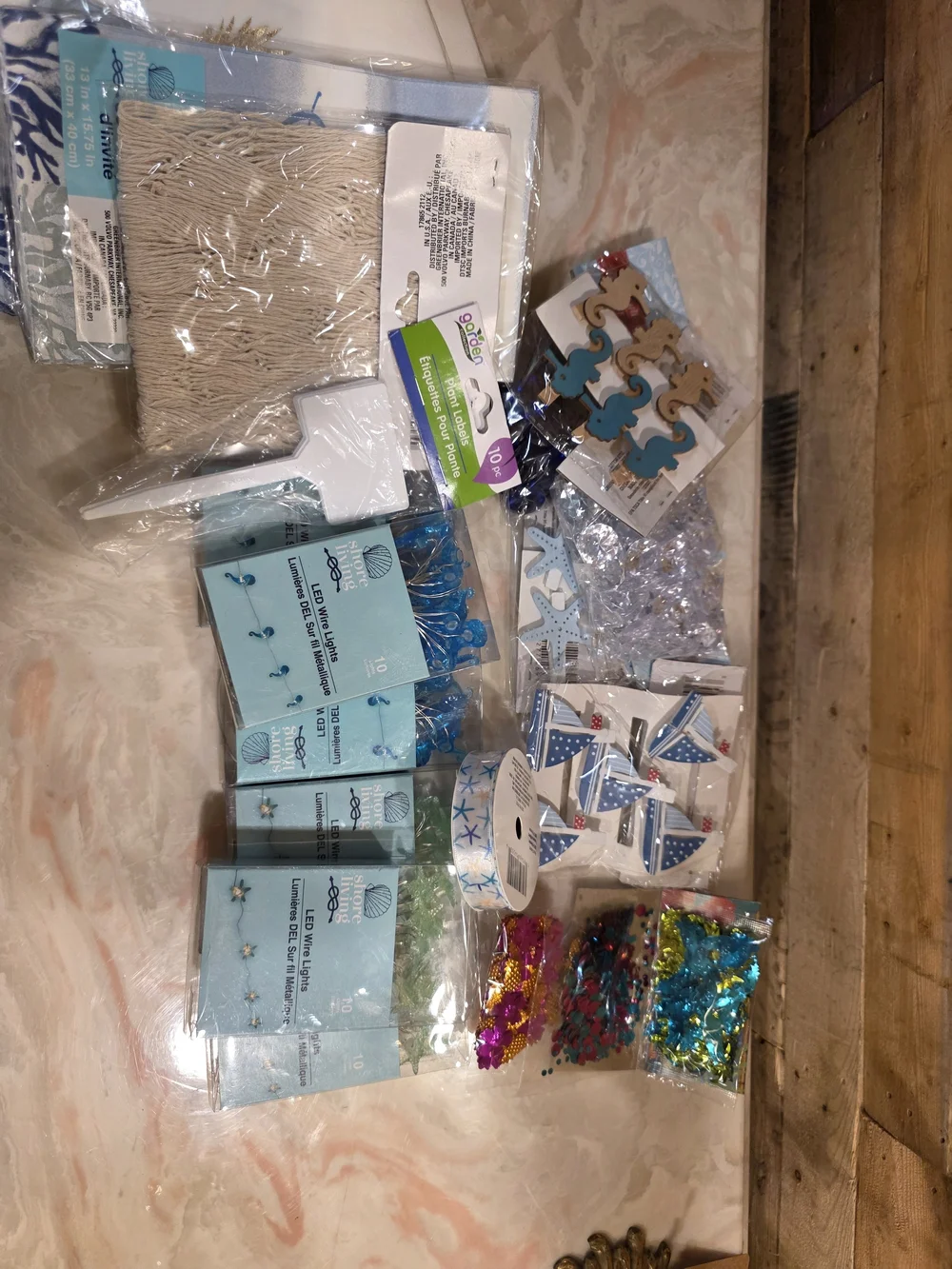 Unbranded Blue Nautical Party Decorations Pack